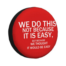 (Not Because It's Easy..._5667) Spare Tire Cover for RV Trailer, Waterproof Wheel Covers Protectors Camper Fit for Jeep Wrangler Rv SUV Van Truck Travel Vehicle / 14 15 16 17 Inch