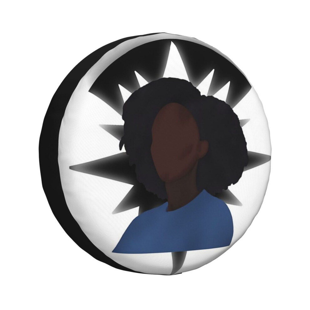 (Photon - Minimalist Silhouette Portrait_5112) Spare Tire Cover For Rv Trailer, Waterproof Wheel Covers Protectors Camper Fit For Jeep Wrangler Rv Suv 6931076126582