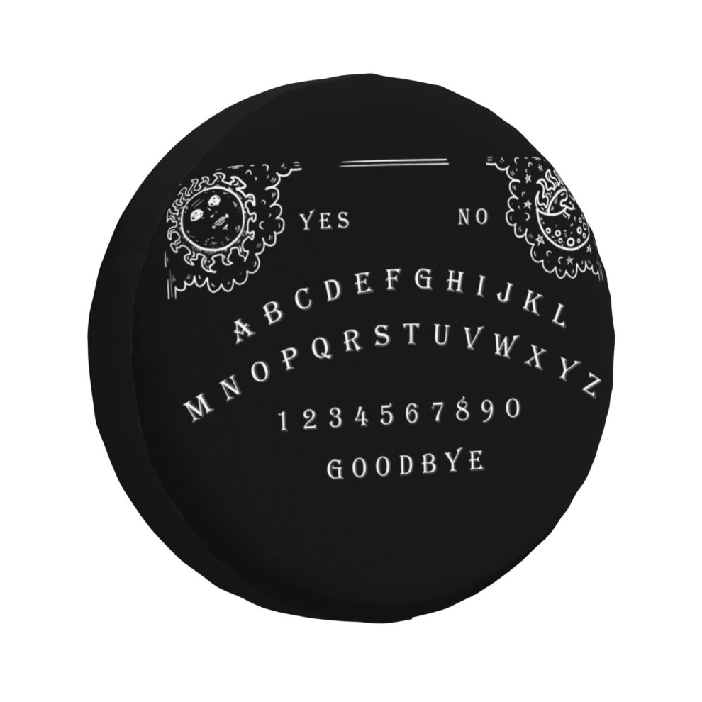(Ouija Talking Board Halloween Design_979) Spare Tire Cover For Rv Trailer, Waterproof Wheel Covers Protectors Camper Fit For Jeep Wrangler Rv Suv Van 6931076128593