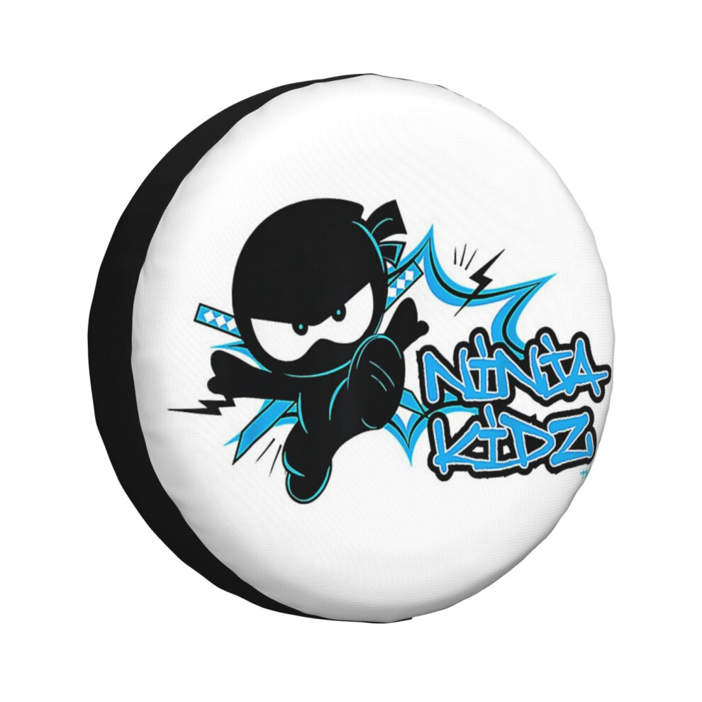 (Ninja-Kids-Merch-Ninja-Kidz-Spark _5807) Spare Tire Cover For Rv Trailer, Waterproof Wheel Covers Protectors Camper Fit For Jeep Wrangler Rv Suv Van 6931076131159