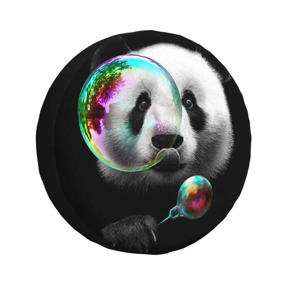 (Panda Bubblemaker_2219) Spare Tire Cover For Rv Trailer, Waterproof Wheel Covers Protectors Camper Fit For Jeep Wrangler Rv Suv Van Truck Travel Vehi 6931076128074