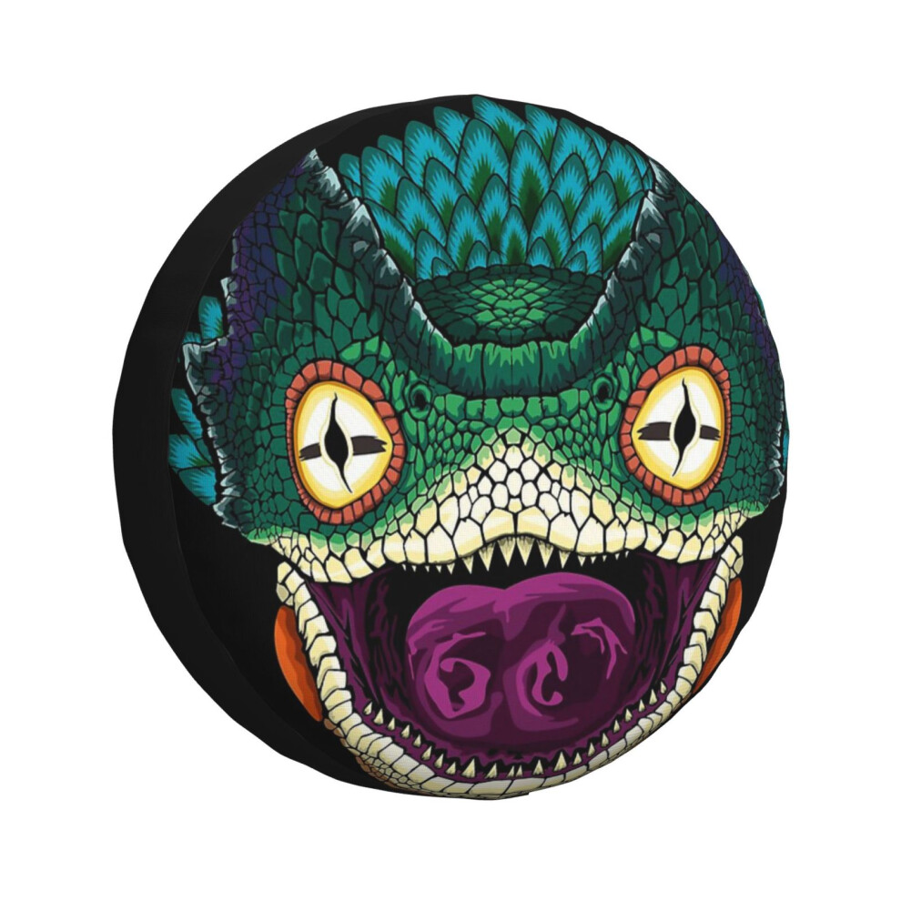 (Pukei-Pukei Head_6207) Spare Tire Cover For Rv Trailer, Waterproof Wheel Covers Protectors Camper Fit For Jeep Wrangler Rv Suv Van Truck Travel Vehic 6931076123758