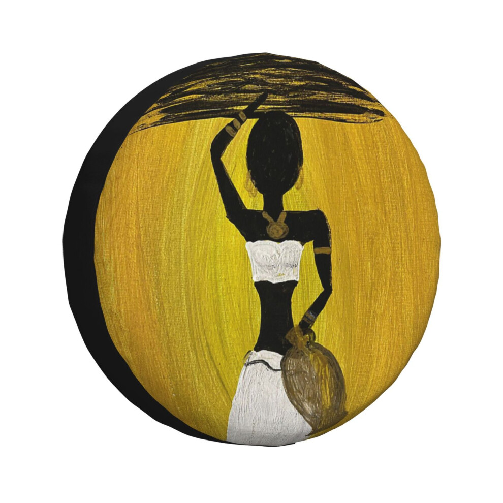 (Sistah In Silhouette!_7854) Spare Tire Cover For Rv Trailer, Waterproof Wheel Covers Protectors Camper Fit For Jeep Wrangler Rv Suv Van Truck Travel 6931076135560