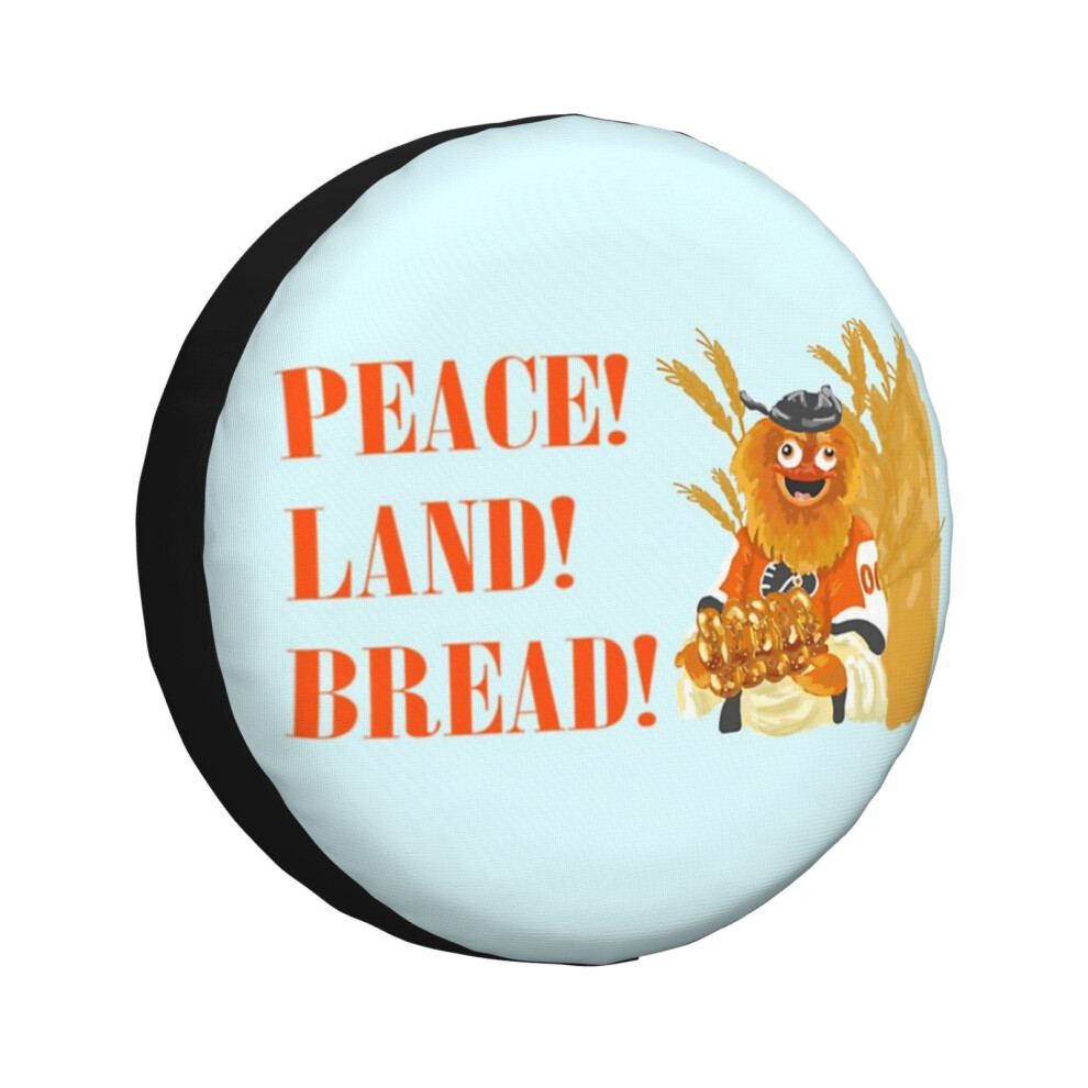 (Let's Get This (Peace, Land &) Bread_357) Spare Tire Cover For Rv Trailer, Waterproof Wheel Covers Protectors Camper Fit For Jeep Wrangler Rv Suv Van 6931076122140