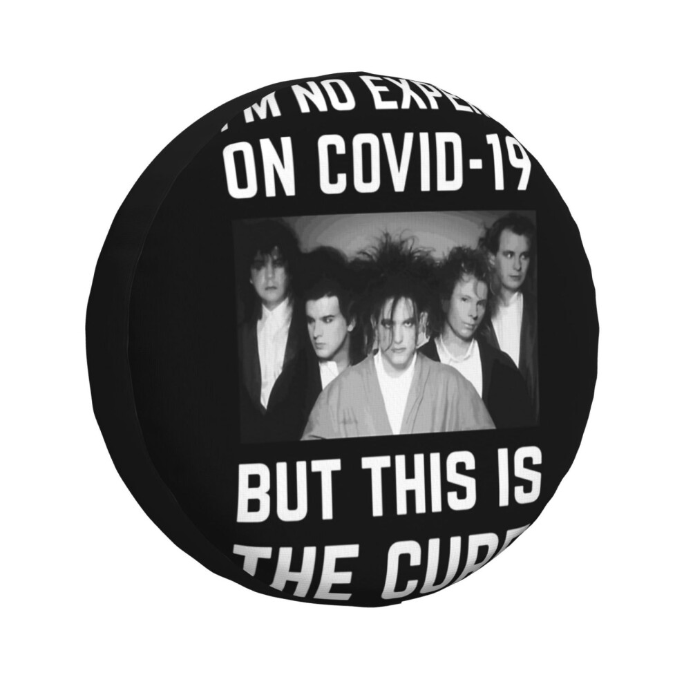 (Original - Im No Expert On Covid-19 But This Is The Cure_7754) Spare Tire Cover For Rv Trailer, Waterproof Wheel Covers Protectors Camper Fit For Jee 6931076128883