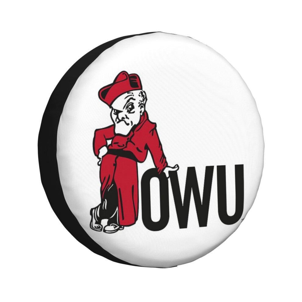 (Ohio Wesleyan Battling Bishops_6809) Spare Tire Cover For Rv Trailer, Waterproof Wheel Covers Protectors Camper Fit For Jeep Wrangler Rv Suv Van Truc 6931076129842
