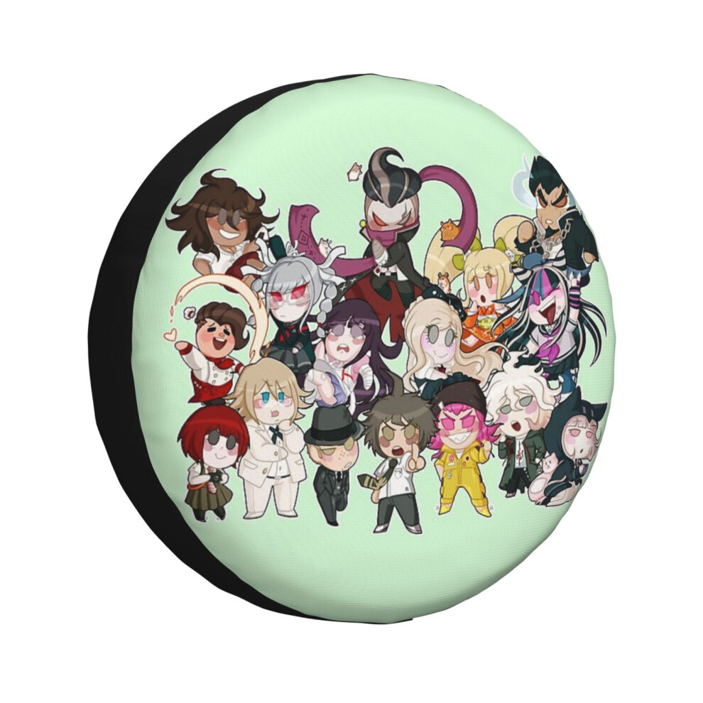 (Sdr2 Chibi Cast_3100) Spare Tire Cover For Rv Trailer, Waterproof Wheel Covers Protectors Camper Fit For Jeep Wrangler Rv Suv Van Truck Travel Vehicl 6931076137441