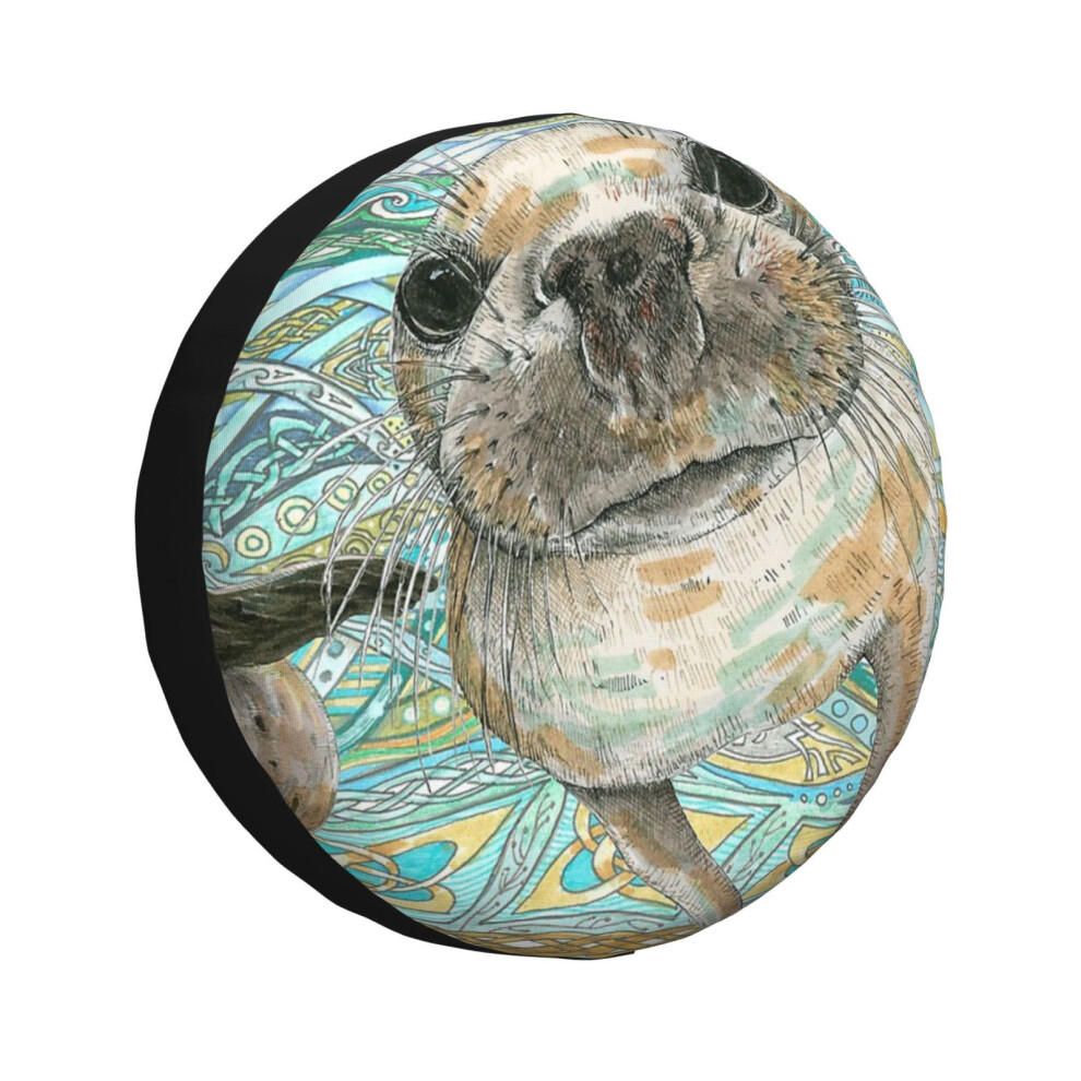 (Seals Of The North_2397) Spare Tire Cover For Rv Trailer, Waterproof Wheel Covers Protectors Camper Fit For Jeep Wrangler Rv Suv Van Truck Travel Veh 6931076137267
