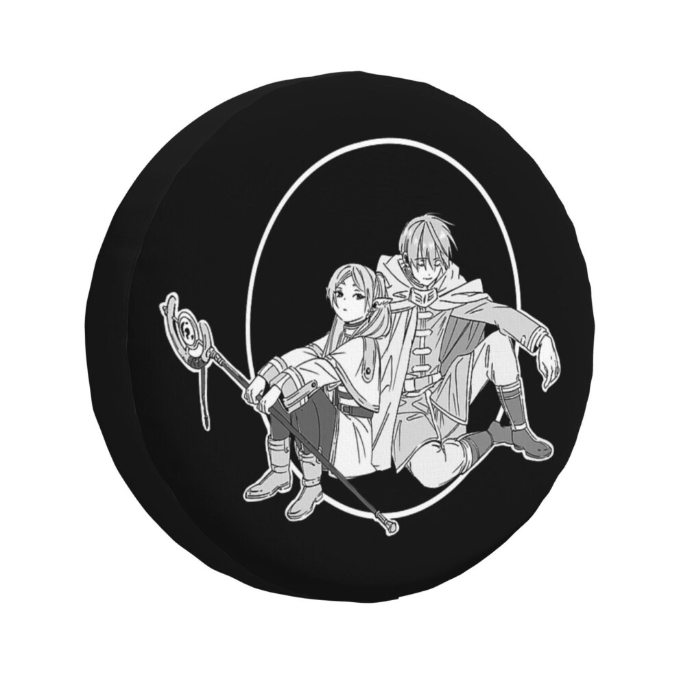 (Sousou No Frieren_7491) Spare Tire Cover For Rv Trailer, Waterproof Wheel Covers Protectors Camper Fit For Jeep Wrangler Rv Suv Van Truck Travel Vehi 6931076133894
