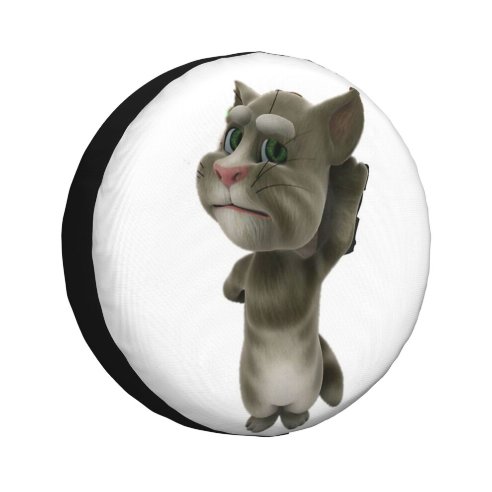 (My Talking Tom Premium_1031) Spare Tire Cover For Rv Trailer, Waterproof Wheel Covers Protectors Camper Fit For Jeep Wrangler Rv Suv Van Truck Travel 6931076133221