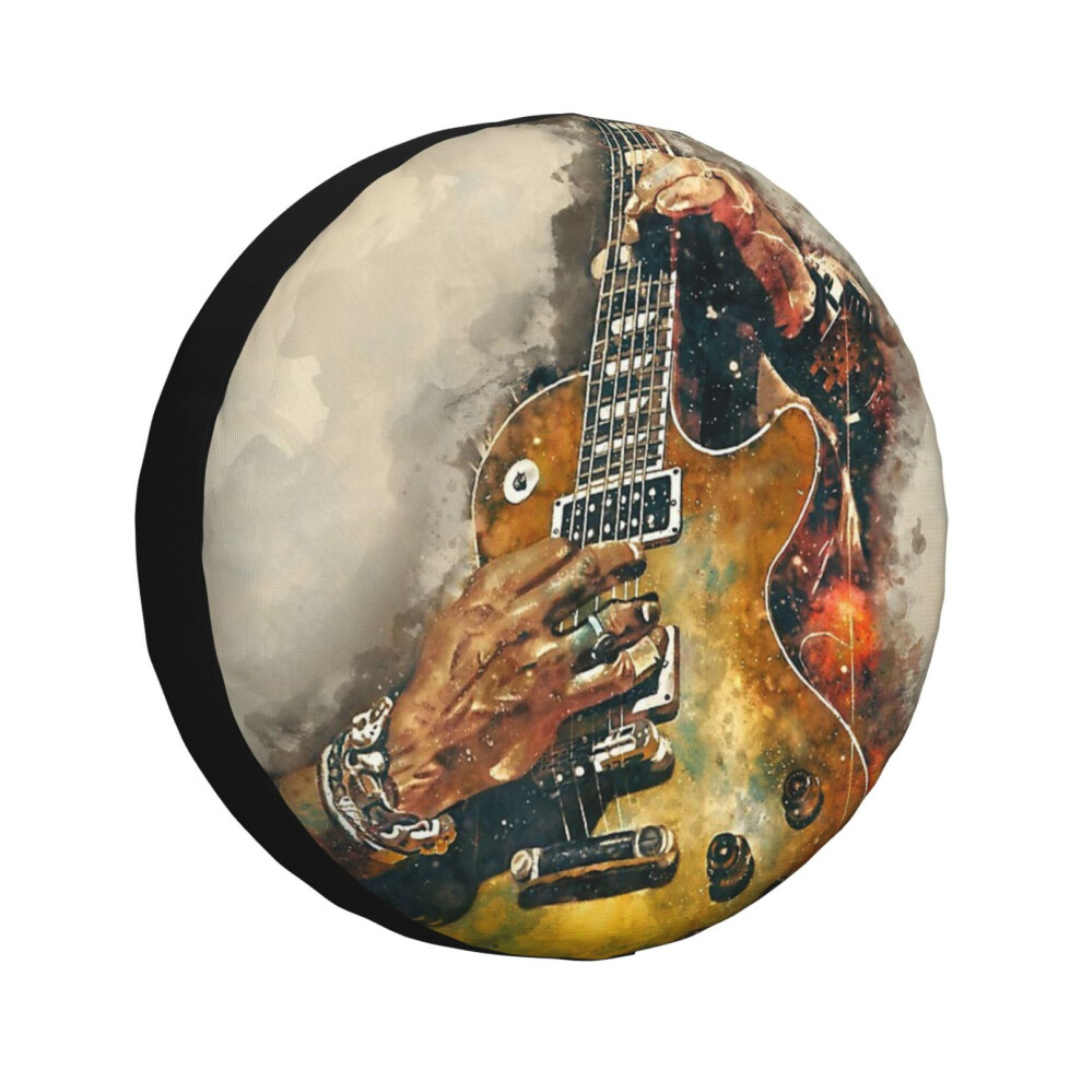 (Slash's Electric Guitar_1507) Spare Tire Cover For Rv Trailer, Waterproof Wheel Covers Protectors Camper Fit For Jeep Wrangler Rv Suv Van Truck Trave 6931076135102