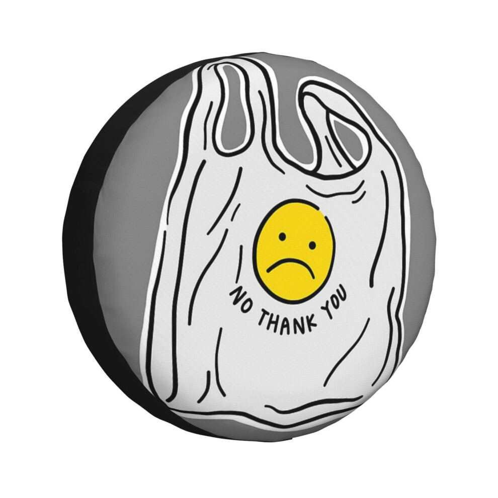 (Say No To Plastic Bags_4218) Spare Tire Cover For Rv Trailer, Waterproof Wheel Covers Protectors Camper Fit For Jeep Wrangler Rv Suv Van Truck Travel 6931076138103