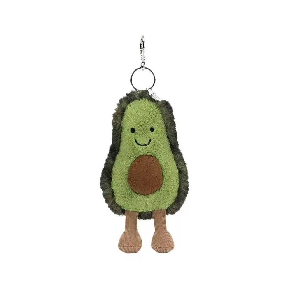 Bonxaif (Avocado) Bartholomew Bear Bag Charm Croissant Clip-On Keychain Bag Charm Collection Plush Toys