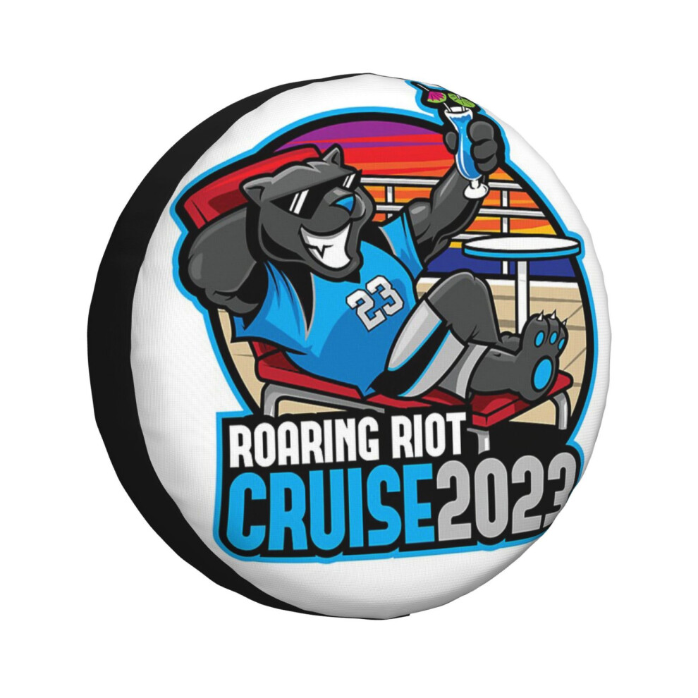 (Roaring Riot Cruise 2023_6814) Spare Tire Cover For Rv Trailer, Waterproof Wheel Covers Protectors Camper Fit For Jeep Wrangler Rv Suv Van Truck Trav 6931076140311