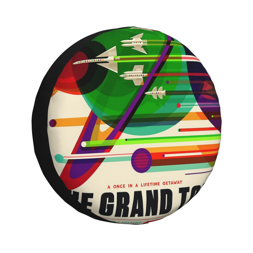 (The Grand Tour - Nasajpl Travel_7066) Spare Tire Cover For Rv Trailer, Waterproof Wheel Covers Protectors Camper Fit For Jeep Wrangler Rv Suv Van Tru 6931076146740