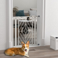 Pressure Fit Safety Gate w/ Auto Closing Door, Double Locking, Openings 74-80cm