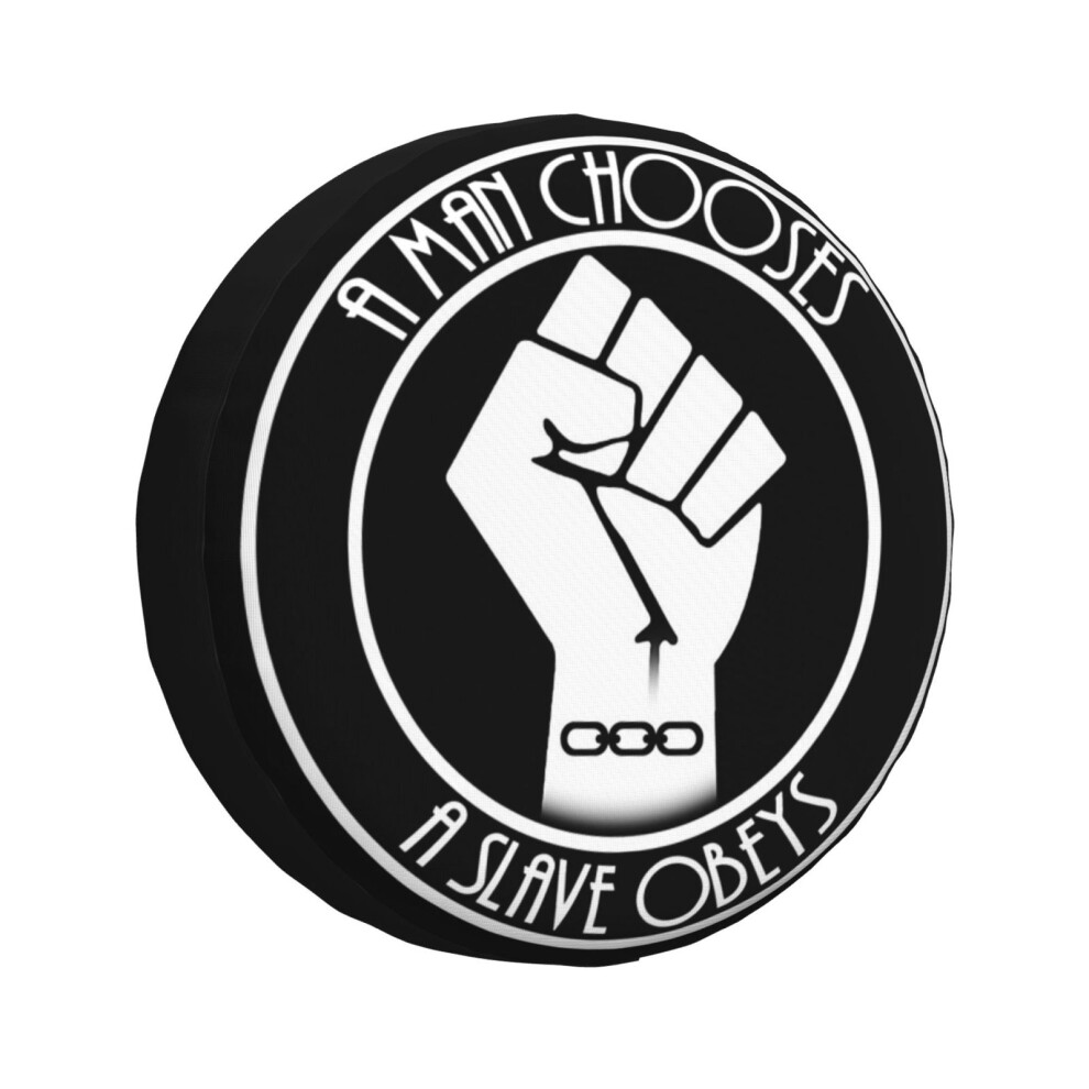 (Raised Chain Fist_3410) Spare Tire Cover for RV Trailer, Waterproof Wheel Covers Protectors Camper Fit for Jeep Wrangler Rv SUV Van Truck Travel Vehi-image-OPC-PGN7KCK-NEW