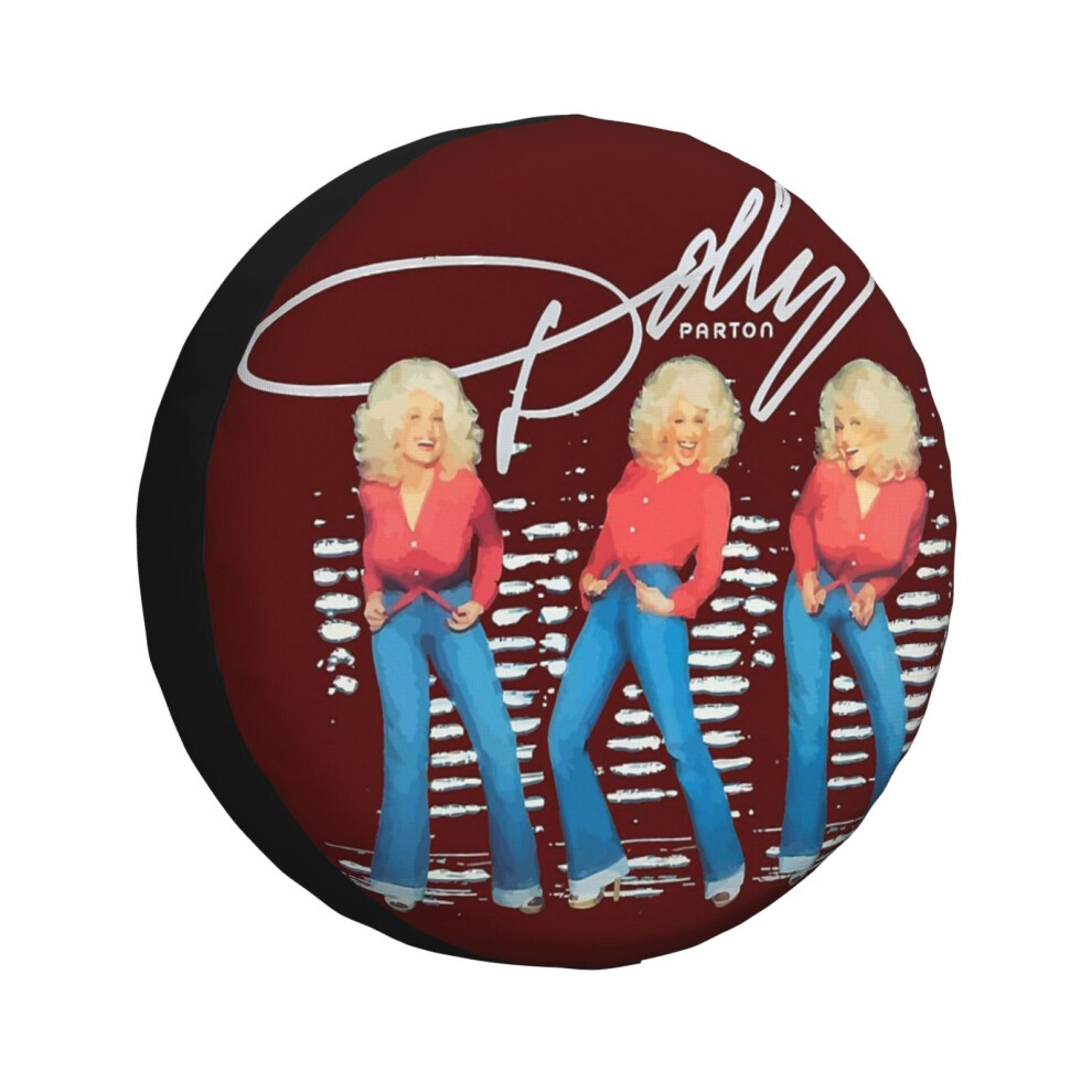 (The Most Wanted Dolly Parton Vintage Merchandise_5413) Spare Tire Cover For Rv Trailer, Waterproof Wheel Covers Protectors Camper Fit For Jeep Wrangl 6931076145903