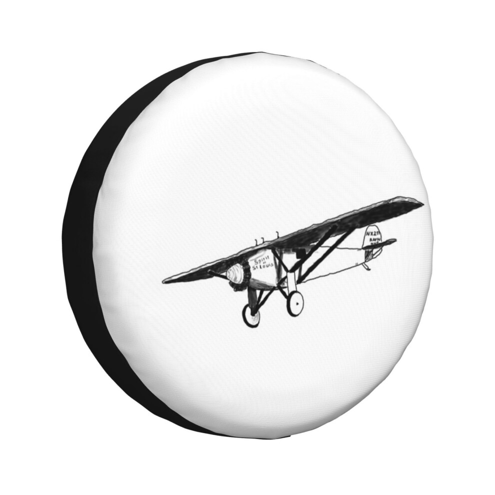 (The Spirit Of Saint Louis By 9Bh_1803) Spare Tire Cover For Rv Trailer, Waterproof Wheel Covers Protectors Camper Fit For Jeep Wrangler Rv Suv Van Tr 6931076144944