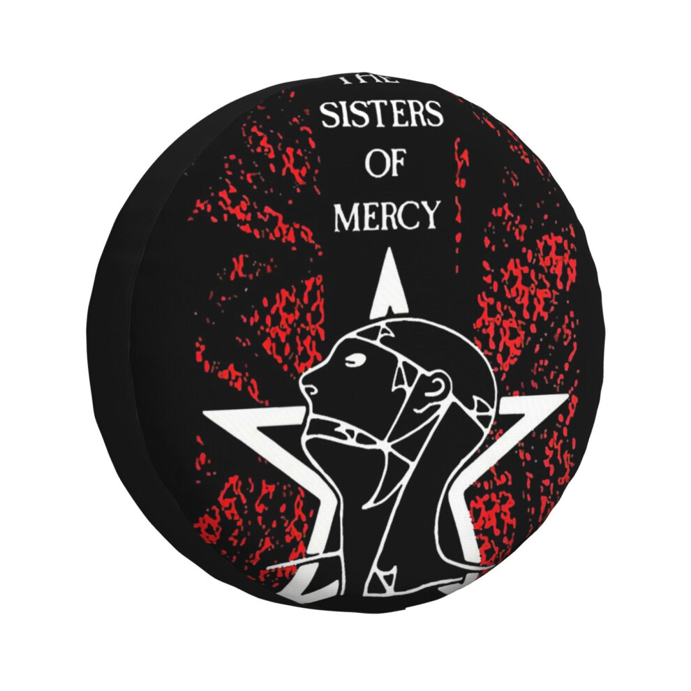 (The Sisters Of Mercy _5252) Spare Tire Cover For Rv Trailer, Waterproof Wheel Covers Protectors Camper Fit For Jeep Wrangler Rv Suv Van Truck Travel 6931076144982