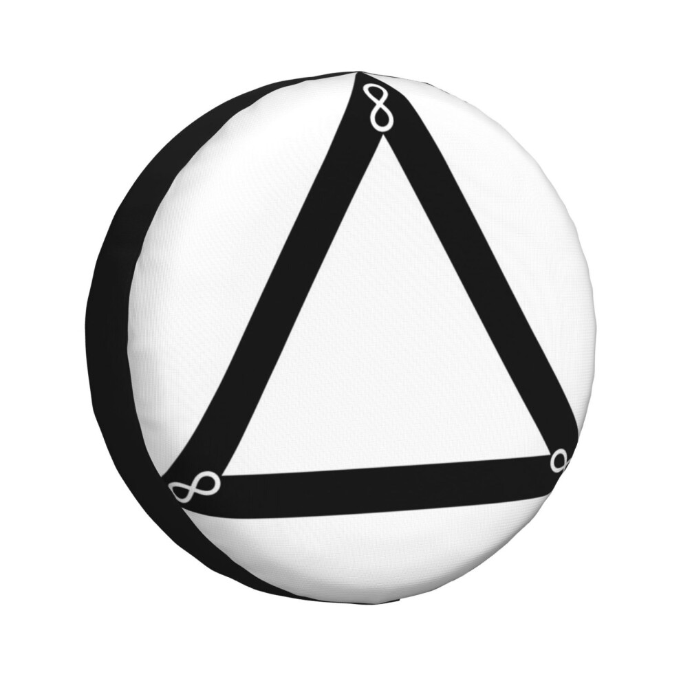 (The Trifinity Symbol _1805) Spare Tire Cover for RV Trailer, Waterproof Wheel Covers Protectors Camper Fit for Jeep Wrangler Rv SUV Van Truck Travel-image-OPC-PGN7KGN-NEW