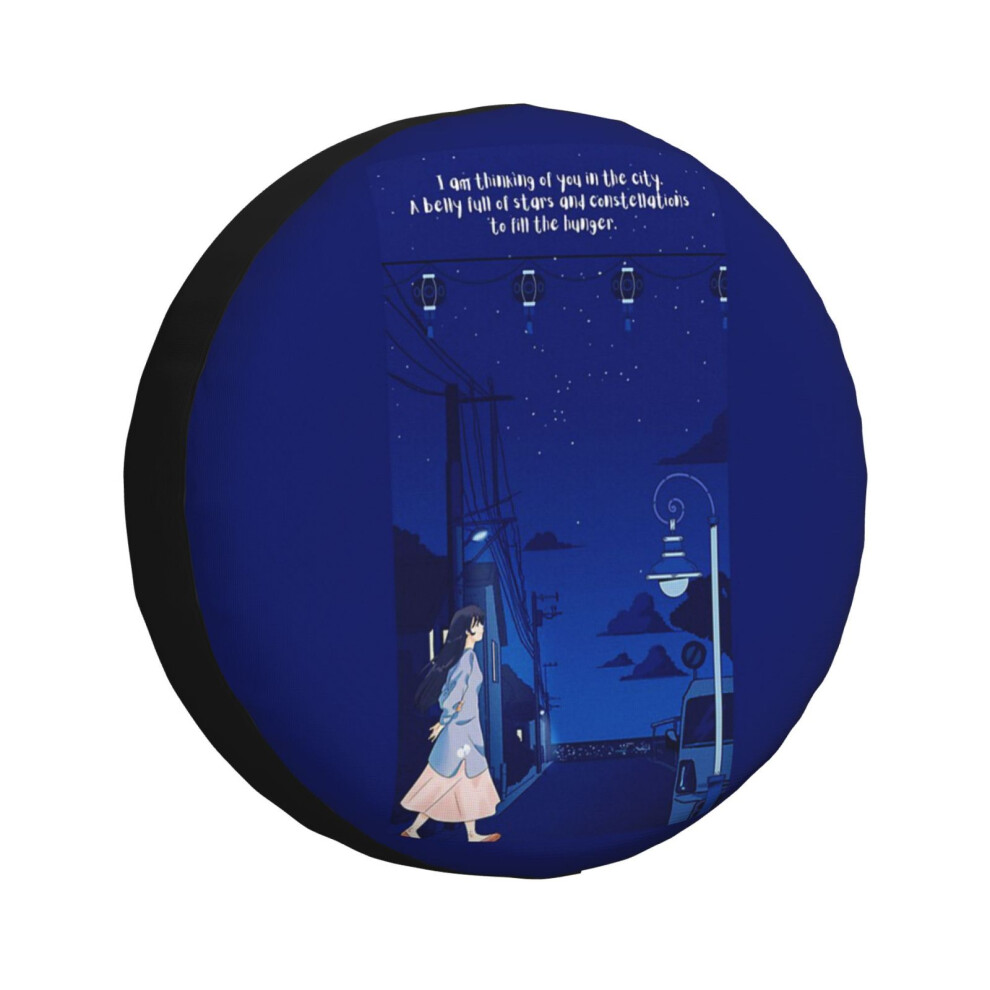 (Thinking Of You_6918) Spare Tire Cover For Rv Trailer, Waterproof Wheel Covers Protectors Camper Fit For Jeep Wrangler Rv Suv Van Truck Travel Vehicl 6931076144135