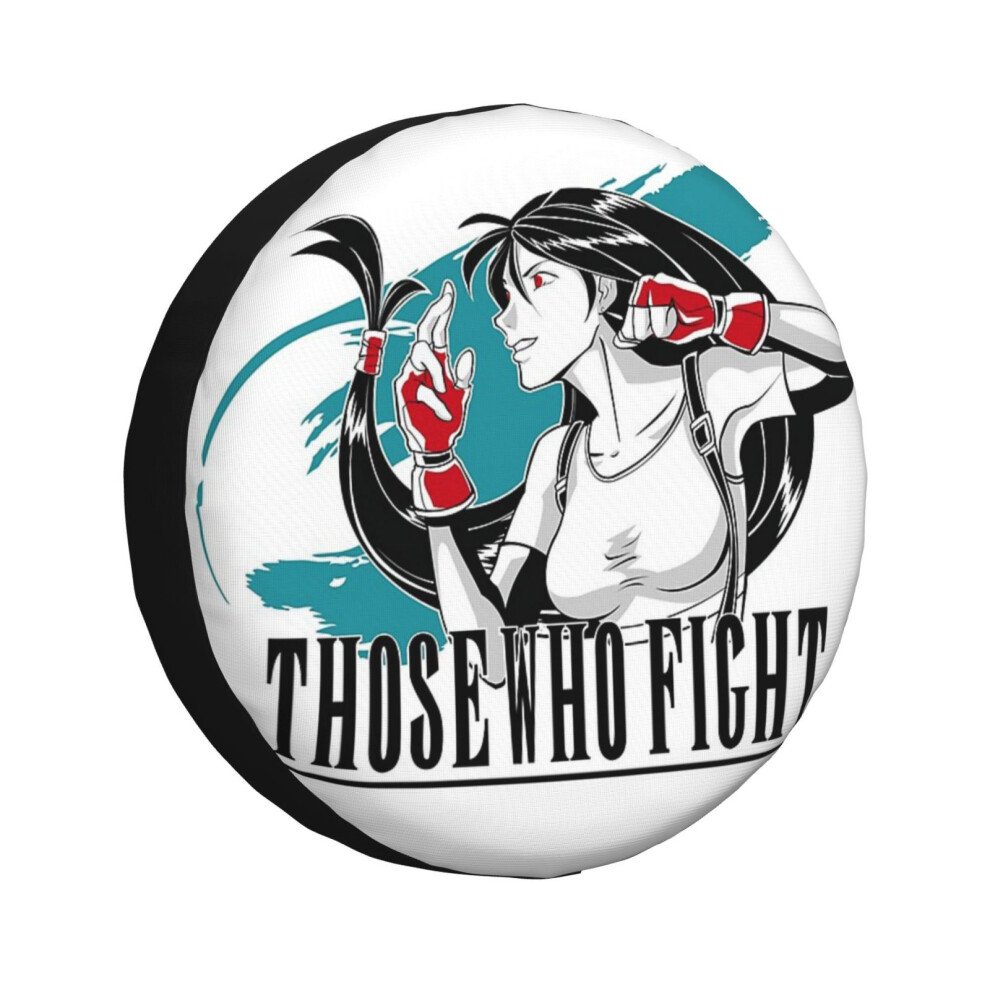 (Those Who Fight_4340) Spare Tire Cover for RV Trailer, Waterproof Wheel Covers Protectors Camper Fit for Jeep Wrangler Rv SUV Van Truck Travel Vehicl-image-OPC-PGN7KJG-NEW