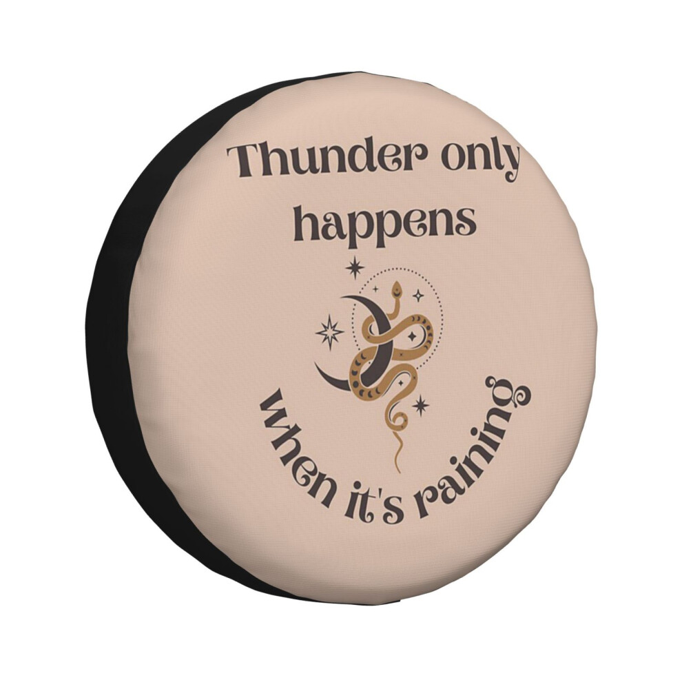 (Thunder Only Happens When It's Raining_2929) Spare Tire Cover For Rv Trailer, Waterproof Wheel Covers Protectors Camper Fit For Jeep Wrangler Rv Suv 6931076143770