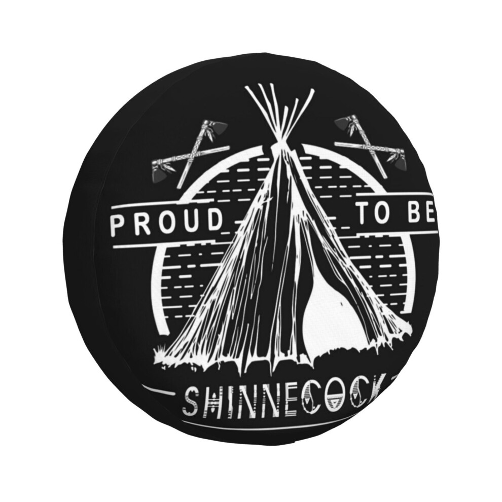 (Native American - Proud To Be Shinnecock_2904) Spare Tire Cover For Rv Trailer, Waterproof Wheel Covers Protectors Camper Fit For Jeep Wrangler Rv Su 6931076132774