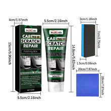 Car scratch polishing paste, care and repair, for all types of scratches and surfaces, easy to use