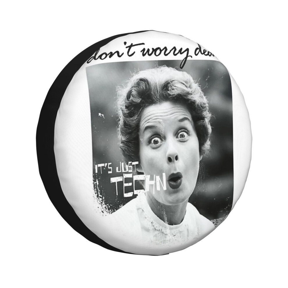 (Techno Music Quote_5068) Spare Tire Cover For Rv Trailer, Waterproof Wheel Covers Protectors Camper Fit For Jeep Wrangler Rv Suv Van Truck Travel Veh 6931076148706
