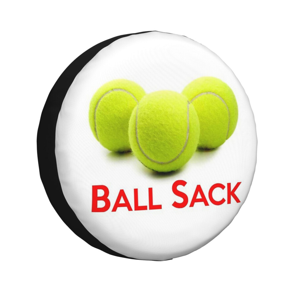 (Tennis Player Gifts - Ball Sack Funny Gift Ideas For Tennis Players Coaches - Ballsack For Coach To ) Spare Tire Cover For Rv Trailer, Waterproof Whe 6931076148416