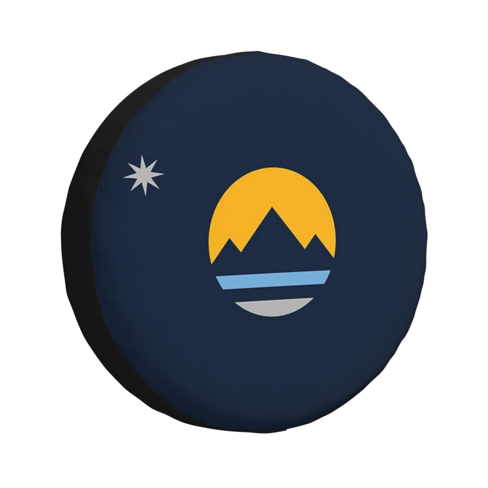 (The Reno (Flag Of The City Of Reno, Nevada)_5731) Spare Tire Cover For Rv Trailer, Waterproof Wheel Covers Protectors Camper Fit For Jeep Wrangler Rv 6931076145286