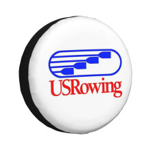 (Team USA US Rowing Team _165) Spare Tire Cover for RV Trailer, Waterproof Wheel Covers Protectors Camper Fit for Jeep Wrangler Rv SUV Van Truck Travel Vehicle / 14 15 16 17 Inch