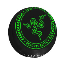 (Team Razer _1044) Spare Tire Cover for RV Trailer, Waterproof Wheel Covers Protectors Camper Fit for Jeep Wrangler Rv SUV Van Truck Travel Vehicle / 14 15 16 17 Inch
