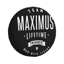 (Team Maximus_4019) Spare Tire Cover for RV Trailer, Waterproof Wheel Covers Protectors Camper Fit for Jeep Wrangler Rv SUV Van Truck Travel Vehicle / 14 15 16 17 Inch