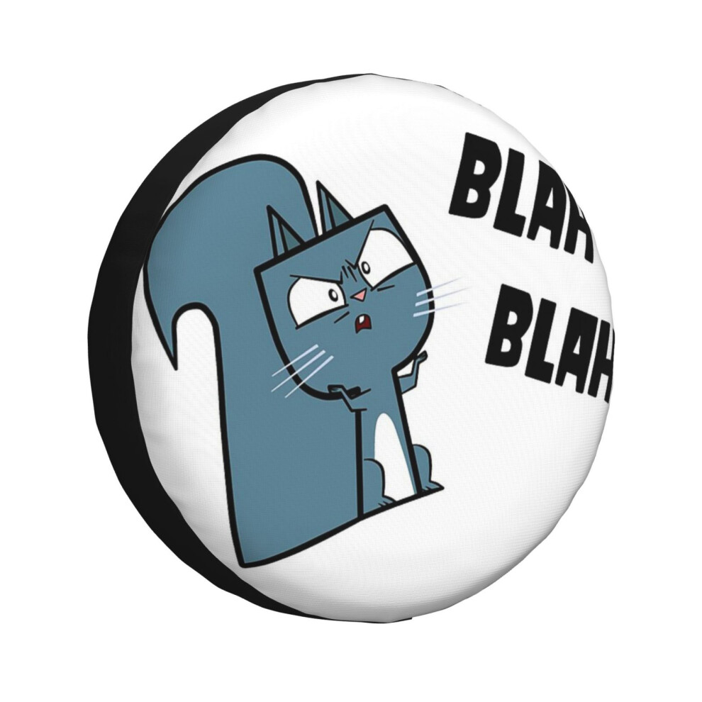 (Td Squirrel - Blah Blah_7350) Spare Tire Cover For Rv Trailer, Waterproof Wheel Covers Protectors Camper Fit For Jeep Wrangler Rv Suv Van Truck Trave 6931076149154