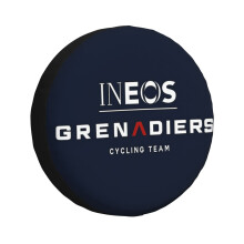 (Team Ineos Grenadier Pro Cycling Team 2023_2890) Spare Tire Cover for RV Trailer, Waterproof Wheel Covers Protectors Camper Fit for Jeep Wrangler Rv SUV Van Truck Travel Vehicle / 14 15 16 17 Inch