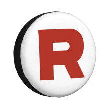 (Team Rocket_486) Spare Tire Cover for RV Trailer, Waterproof Wheel Covers Protectors Camper Fit for Jeep Wrangler Rv SUV Van Truck Travel Vehicle / 14 15 16 17 Inch