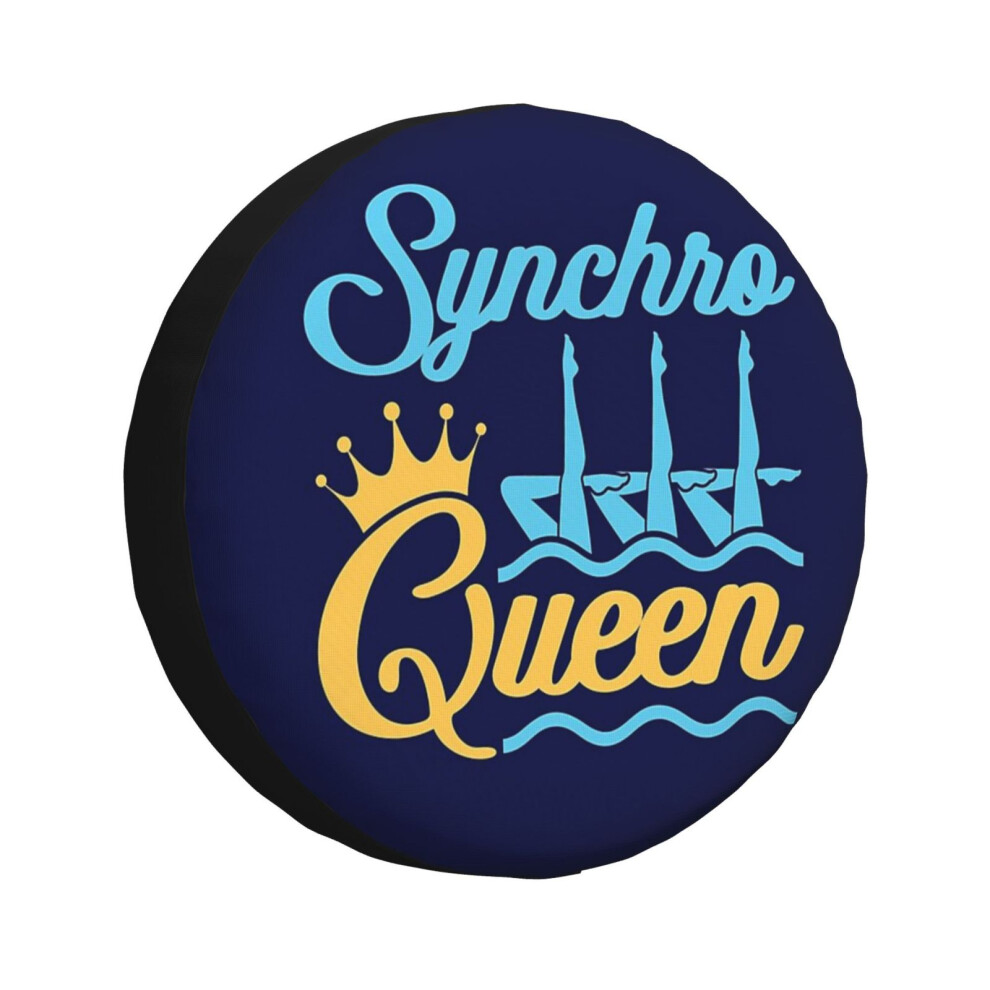 (Synchro Queen Synchronized Swimming_1503) Spare Tire Cover For Rv Trailer, Waterproof Wheel Covers Protectors Camper Fit For Jeep Wrangler Rv Suv Van 6931076149901