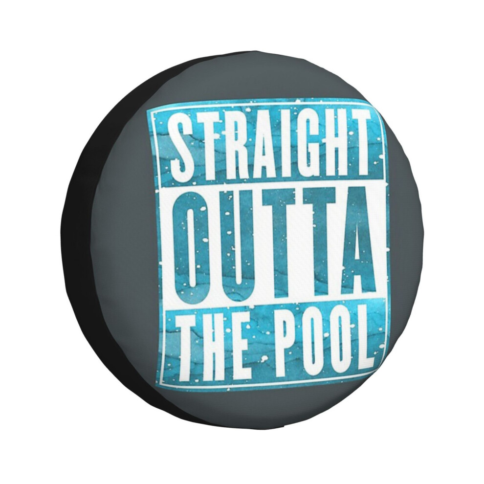 (Swimmer Straight Outta The Pool_2203) Spare Tire Cover For Rv Trailer, Waterproof Wheel Covers Protectors Camper Fit For Jeep Wrangler Rv Suv Van Tru 6931076150105