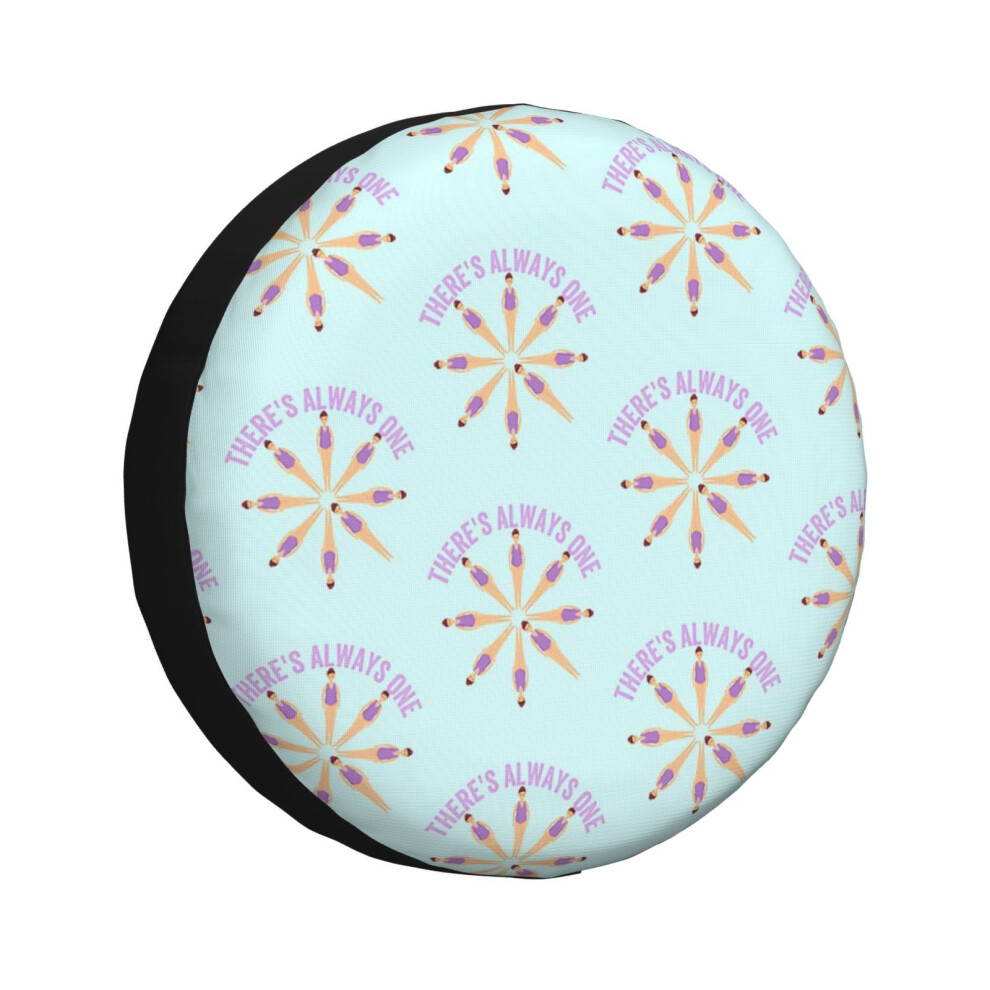 (There's Always One. Funny Synchronized Swimming_1305) Spare Tire Cover For Rv Trailer, Waterproof Wheel Covers Protectors Camper Fit For Jeep Wrangle 6931076144326