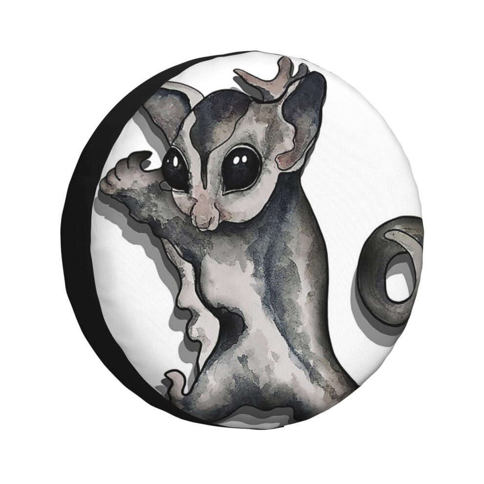 (Sugar Glider Cling_3530) Spare Tire Cover For Rv Trailer, Waterproof Wheel Covers Protectors Camper Fit For Jeep Wrangler Rv Suv Van Truck Travel Veh 6931076151157