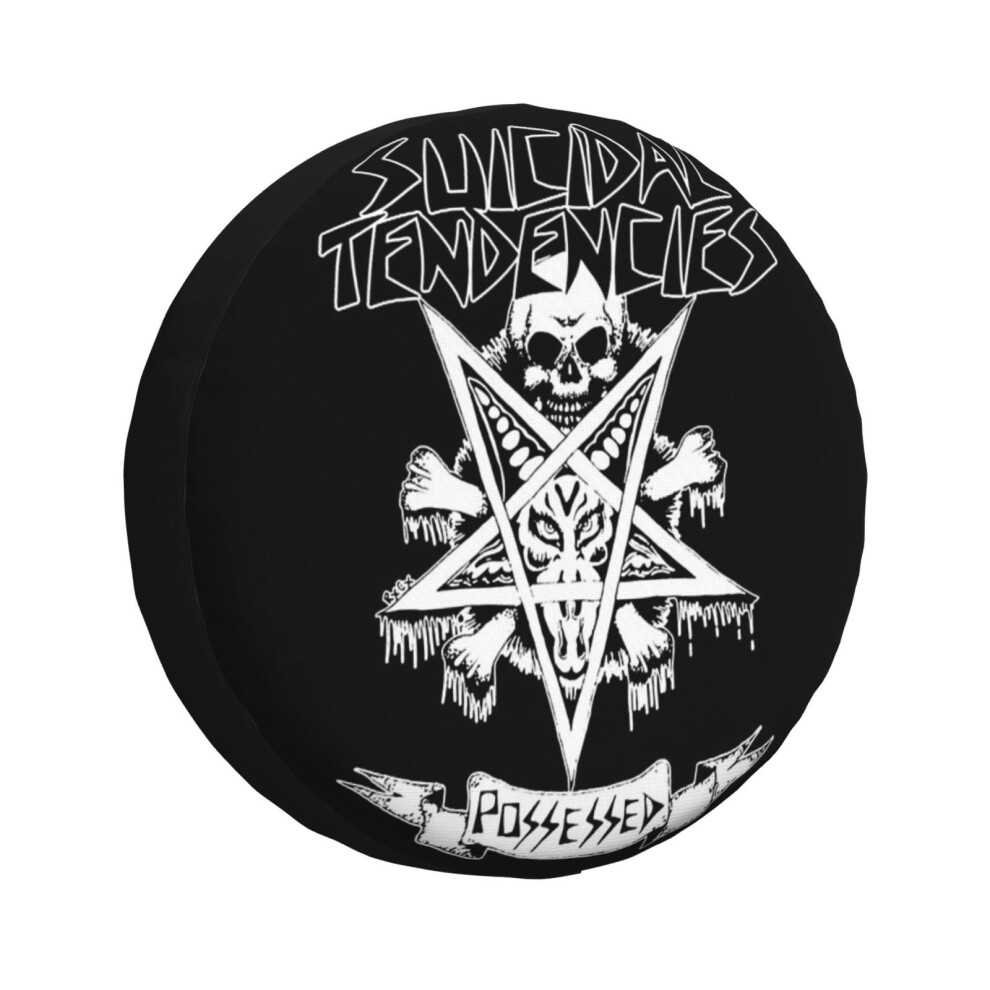 (Suicidal Tendencies_6051) Spare Tire Cover For Rv Trailer, Waterproof Wheel Covers Protectors Camper Fit For Jeep Wrangler Rv Suv Van Truck Travel Ve 6931076151133