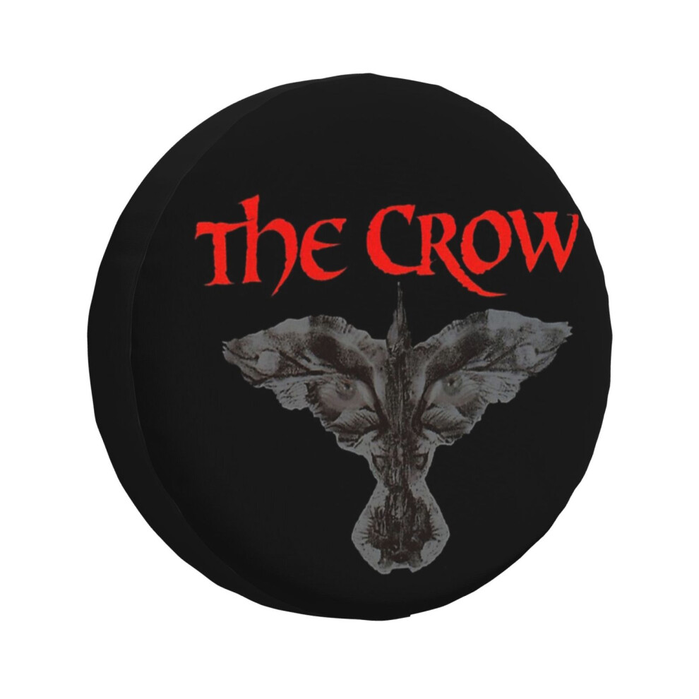 (The Crow _3763) Spare Tire Cover For Rv Trailer, Waterproof Wheel Covers Protectors Camper Fit For Jeep Wrangler Rv Suv Van Truck Travel Vehicle / 14 6931076147327