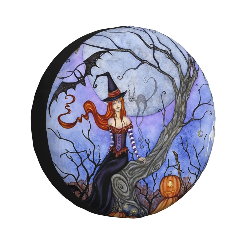(The Halloween Tree_1918) Spare Tire Cover For Rv Trailer, Waterproof Wheel Covers Protectors Camper Fit For Jeep Wrangler Rv Suv Van Truck Travel Veh 6931076146597