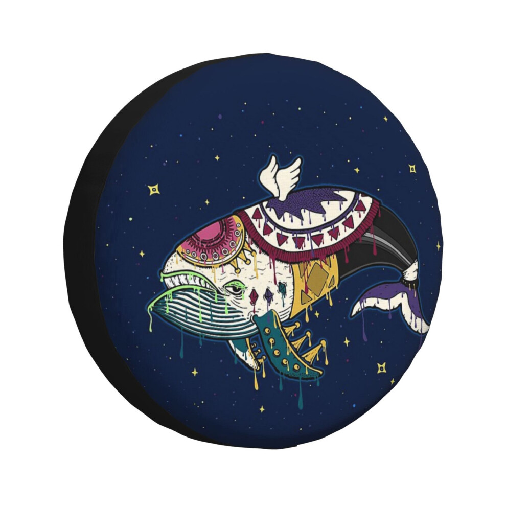 (Windfish_3439) Spare Tire Cover for RV Trailer, Waterproof Wheel Covers Protectors Camper Fit for Jeep Wrangler Rv SUV Van Truck Travel Vehicle / 14-image-OPC-PGN7N7R-NEW