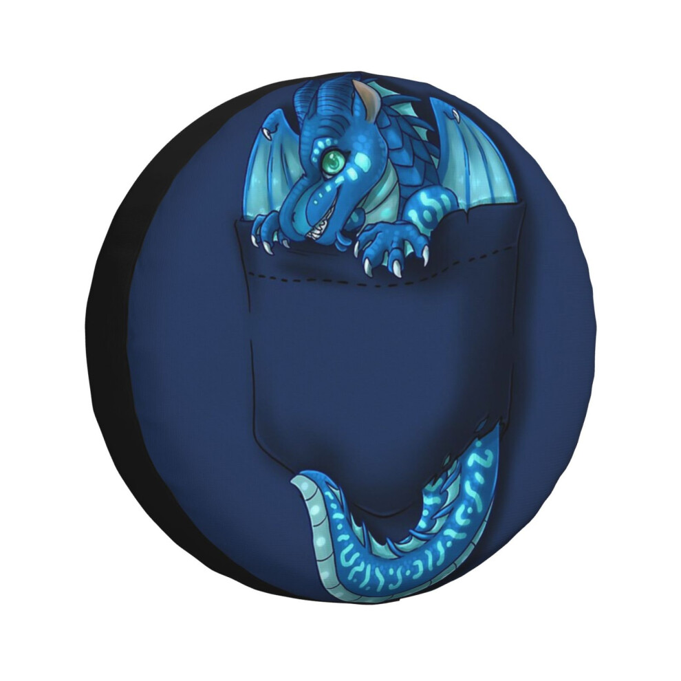 (Wings Of Fire - Pocket Tsunami Dragon_205) Spare Tire Cover For Rv Trailer, Waterproof Wheel Covers Protectors Camper Fit For Jeep Wrangler Rv Suv Va 6931076156572