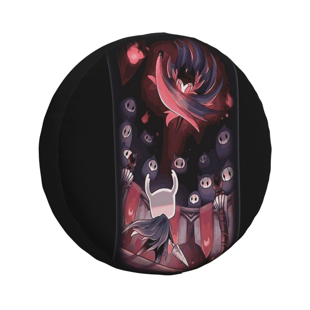 (The Knight Fight Graphic Art Hollow Knight Adventure Game_4395) Spare Tire Cover For Rv Trailer, Waterproof Wheel Covers Protectors Camper Fit For Je 6931076146313