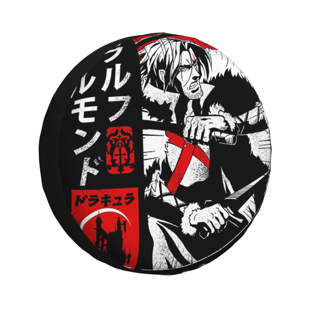 (The Hunter Of Wallachia_4992) Spare Tire Cover For Rv Trailer, Waterproof Wheel Covers Protectors Camper Fit For Jeep Wrangler Rv Suv Van Truck Trave 6931076146443